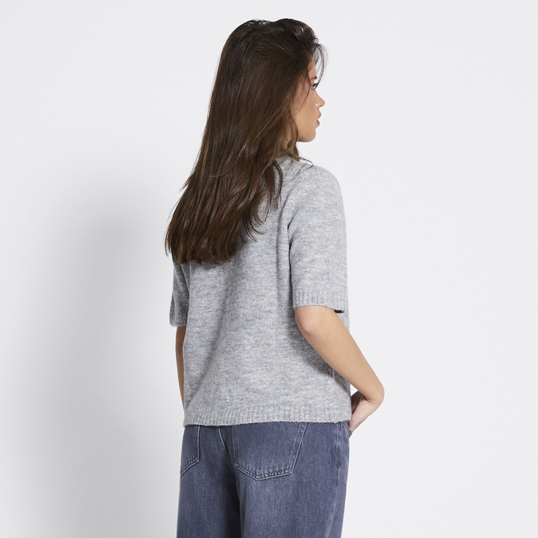 Basic short sleeve knit cardigan "Margot"